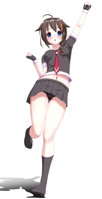 えいえいおー
#艦これ
#時雨 