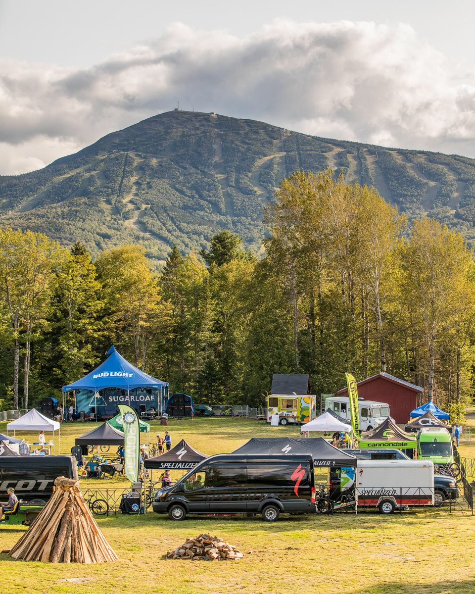 SugarloafMaine's tweet photo. Good morning Sugarloafers. It’s a beautiful day for a Mountain Bike Festival. #theloaf #mtbfest #mtb #riseandride https://t.co/c9hlyT8Trb