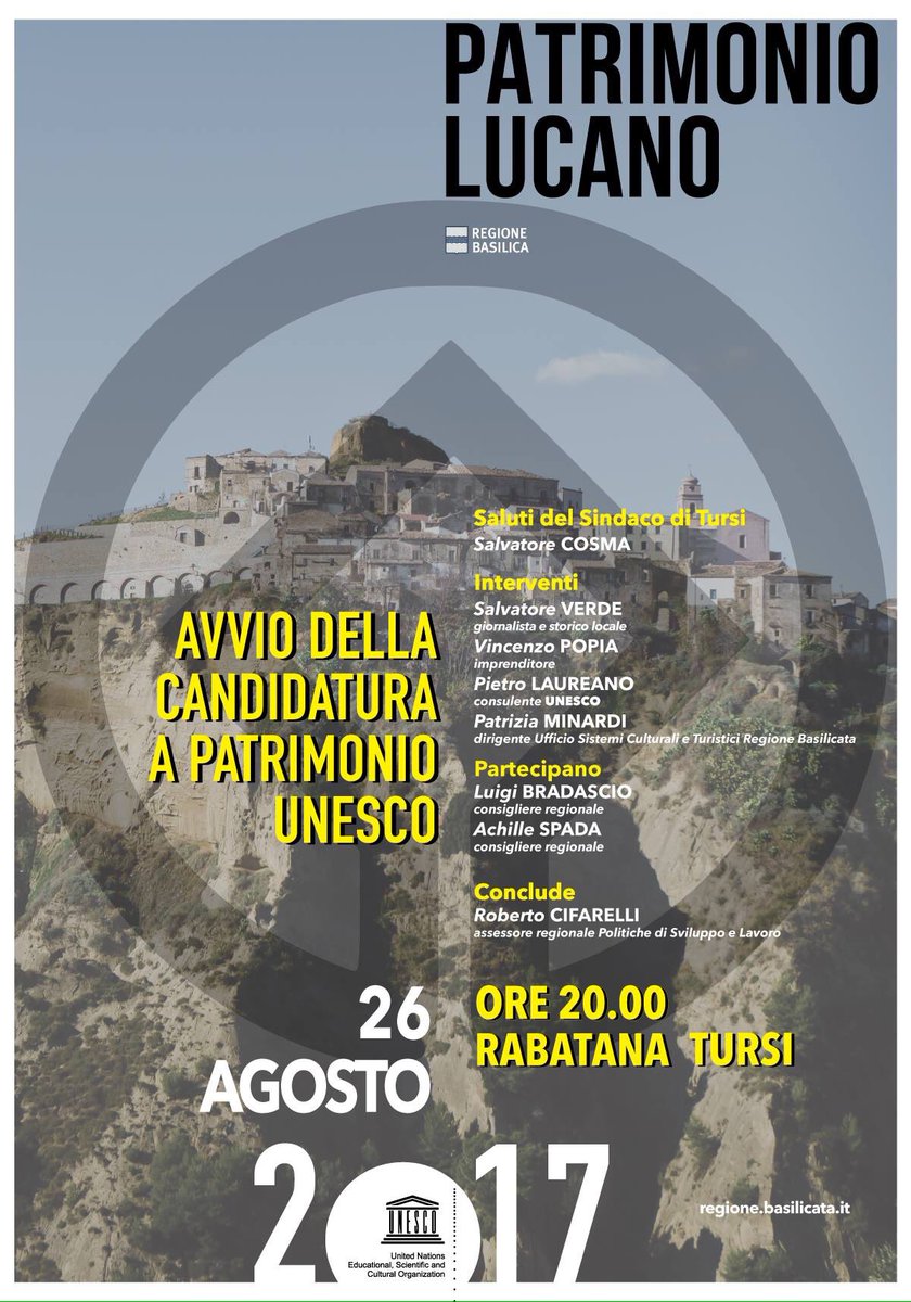leandro_verde's tweet photo. La #Rabatana patrimonio dell'Unesco? Se ne discute stasera a #Tursi con @rocifa1163 https://t.co/VQFtlNcRSZ