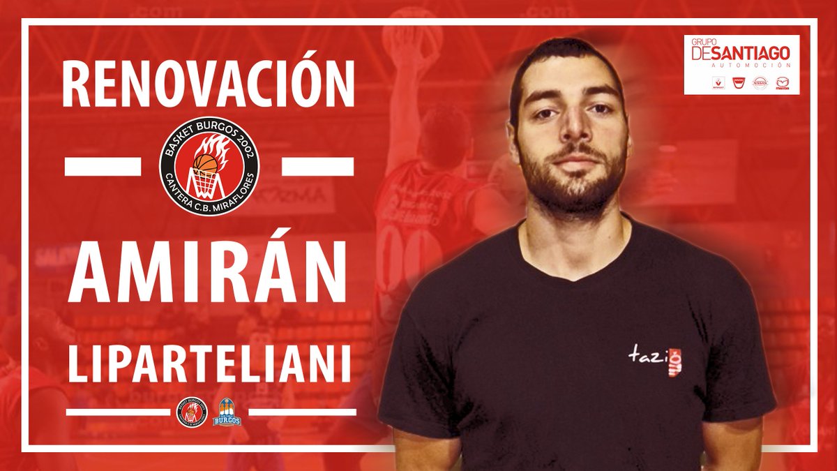 BasketBurgos02's tweet photo. ¡El Georgiano Amirán Liparteliani renovado! @SanPabloBurgos @zonadebasquet @encestando https://t.co/jtBFUQI5l7 … https://t.co/4Kuk6O8Xea