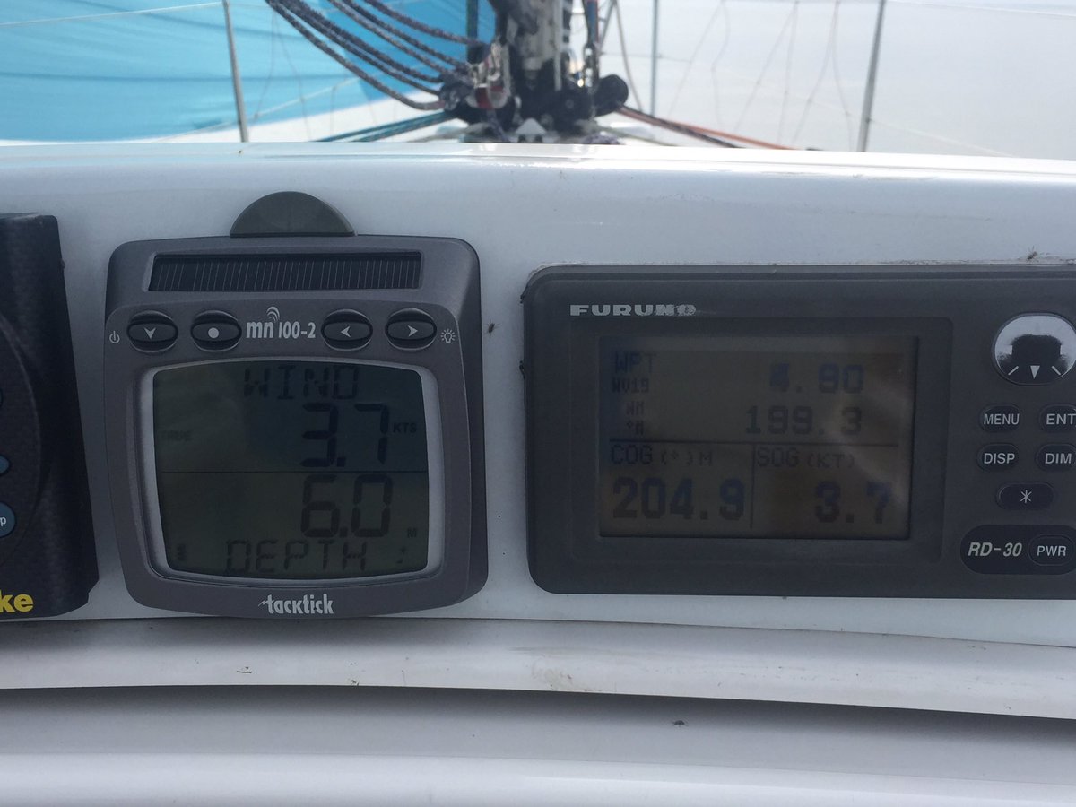 ned7473's tweet photo. De wind komt terug uit het westen. Tijd voor de genaker en oplopende bootsnelheid #dl24uurs https://t.co/i5Htyrgc5p