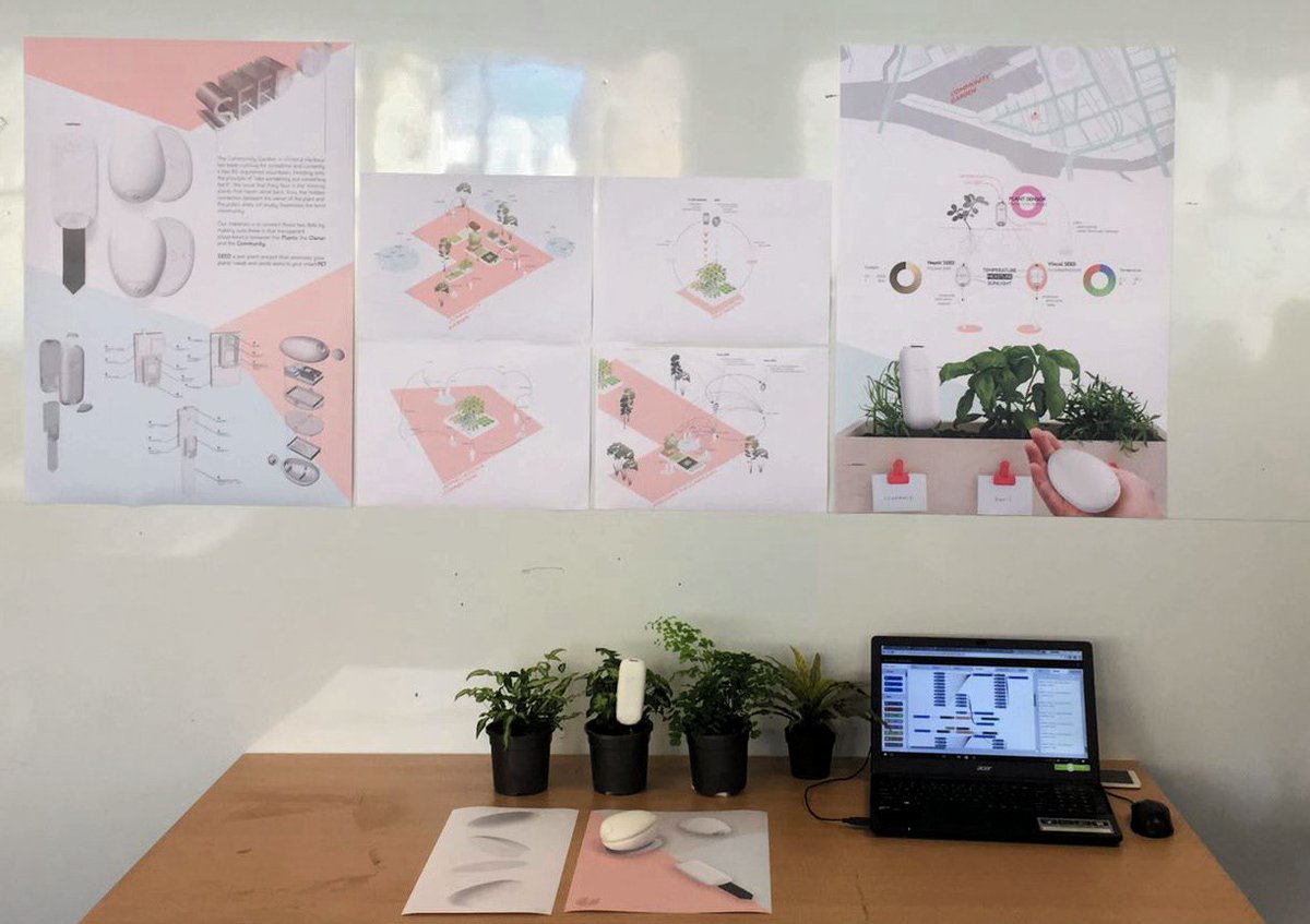 elyilliyanna's tweet photo. SEED, a pet plant project that assesses your plants needs and sends messages to you smart seed pet 🌱
#internetofthings #rmit #mdit https://t.co/52JvW1f1WO