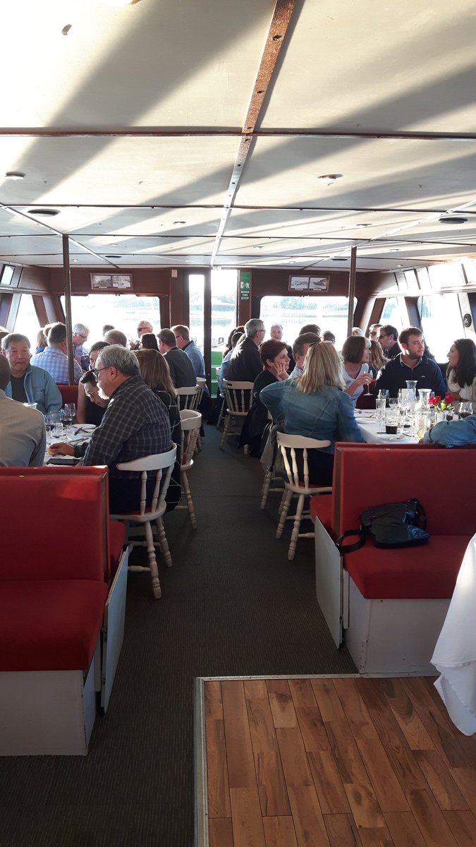 kerrygowest's tweet photo. Stunning evening on @CorribPrincess yesterday with #TransitionsOptical group from Ireland & USA #CantBeatGalway https://t.co/E7ag22jtUR
