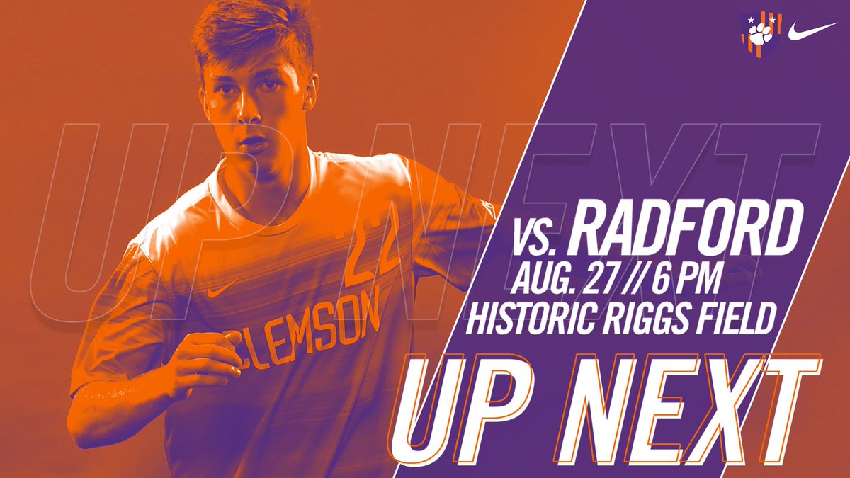 Ready to see #ClemsonUnited play again? We face Radford tomorrow night at Historic Riggs! #ToughTogether

Details: clemsontigers.com/ViewArticle.db…