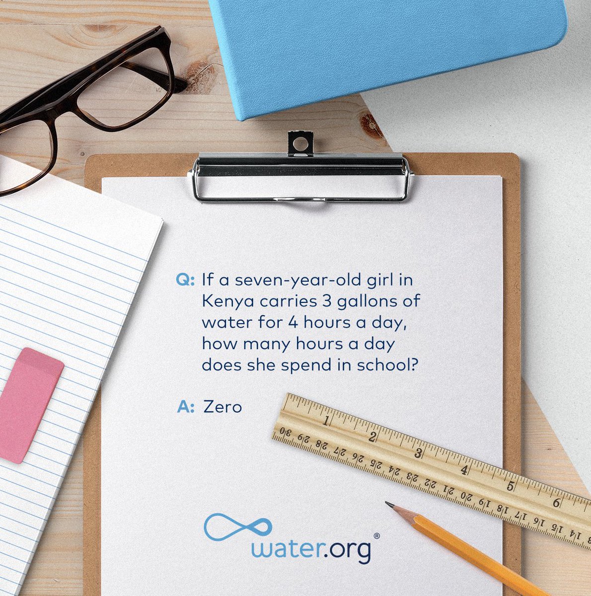 Water's tweet photo. "Once you educate girls, you change the whole community, the whole society." - @Malala https://t.co/FnMAHT5uKO