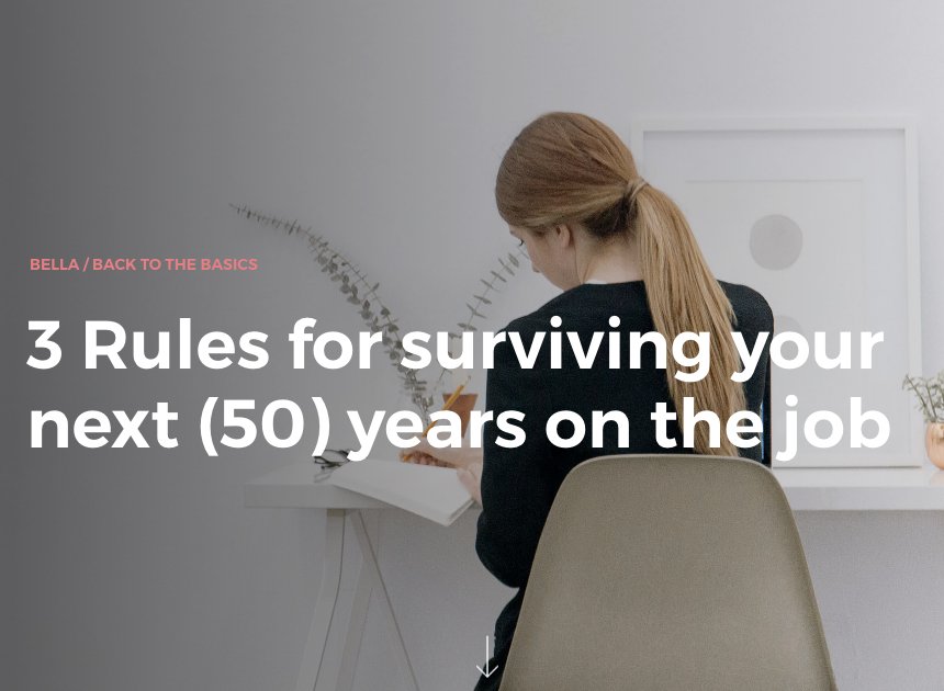 lovethesign's tweet photo. 3 Rules for surviving your next (50) years on the job ··> https://t.co/s7JQbIC9ON <·· #pianoprimo #bestof #bella #backtothebasics https://t.co/fkU1LjKV9T