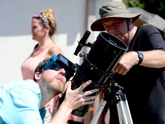 asheville's tweet photo. Transportation officials worked for months preparing for the eclipse. https://t.co/3vRGoRmuzA #avlnews #avleclipse https://t.co/e5gDItgnO7
