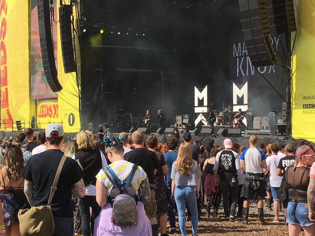 .<a href="/MalloryKnoxband/">Mallory Knox</a> kicking things off for us this afternoon. #LeedsFestival