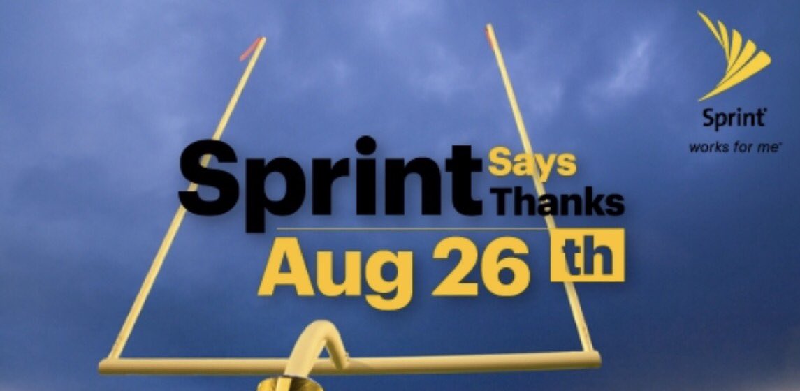 Sprint7207's tweet photo. Kick off everyone’s favorite season with big savings! Come into @Sprint7207 for #SprintSaysThanks event on Sat, 8/26 for amazing deals! https://t.co/J3b5rFC5ME