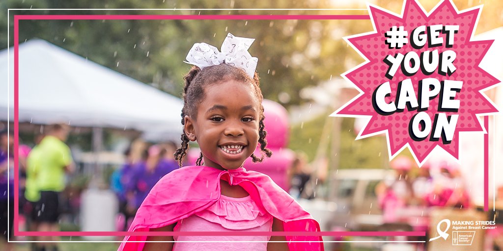 MakingStrides's tweet photo. Heroes like you can help save lives from #breastcancer. Sign up, raise $25+ by 9/9 &amp; get a cape while supplies last:https://t.co/JkcFJkfgDN https://t.co/x47hxOyNJz