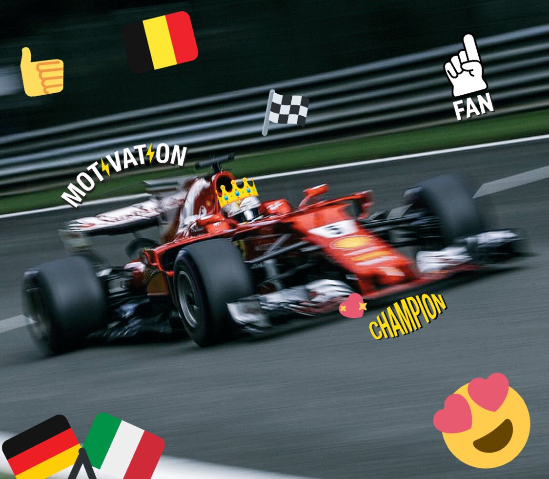 Seb05FanPage's tweet photo. Ottima seconda posizione #Seb05 💗...Speriamo sempre in un'ottima domani😁 #ForzaFerrari #Seb05 #BelgianGP #SkySport https://t.co/luxj4y9LYN