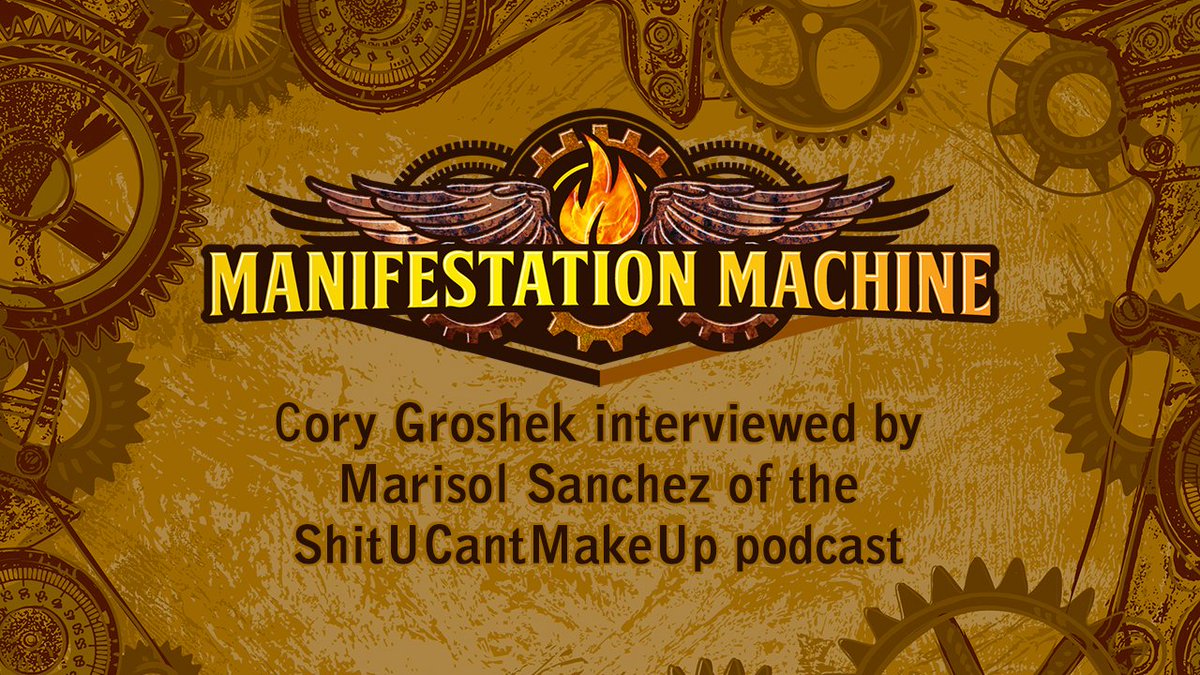 TheEther777's tweet photo. @TheEther777's very own @CoryGroshek interviewed for the @shitucant #podcast! Check it out! #ManifestationMachine
https://t.co/vPqypPqeMD https://t.co/2kPGmGb7Fu