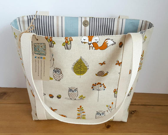 HectorsBags's tweet photo. Woodland fabric tote bag - womens shopping bag with long or short … https://t.co/4pwnT8ZGmh #Shareourshop #ZipPocket https://t.co/37wzsFbv50