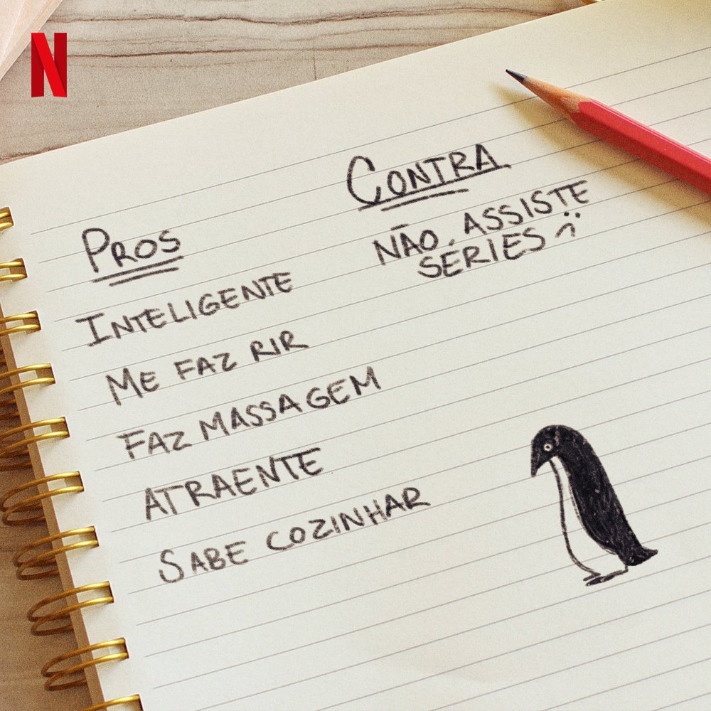 NetflixBrasil's tweet photo. Nem todo mundo é perfeito... ¯\_(ツ)_/¯ https://t.co/pUIg6Ets1O