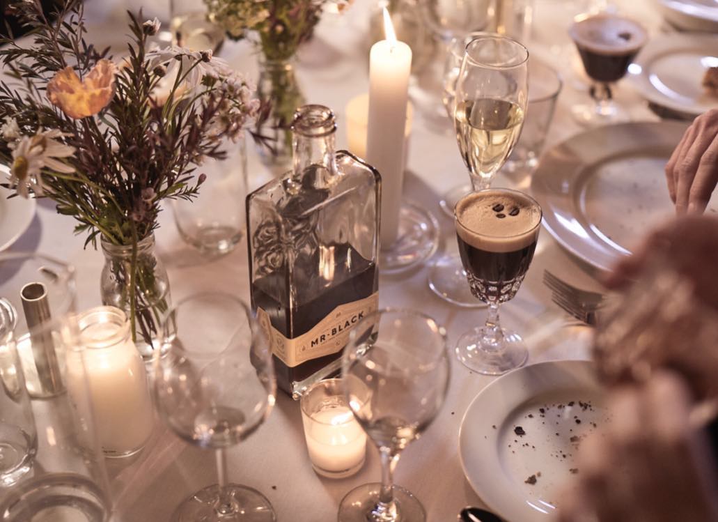 The perfect ice breaker and pick me up at a dinner party #mrblack