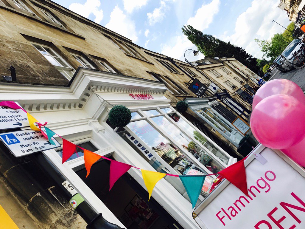 We've got the bank holiday bunting out! <a href="/Penguin_Ink/">Lizzie Parker</a> <a href="/BathLifeMag/">Bath Life</a> <a href="/bathindiechat/">Bath Indie Chat</a> <a href="/VisitBath/">Visit Bath</a> <a href="/Widcombe_Bath/">Widcombe</a> <a href="/BathCoUK/">Bath.co.uk</a>