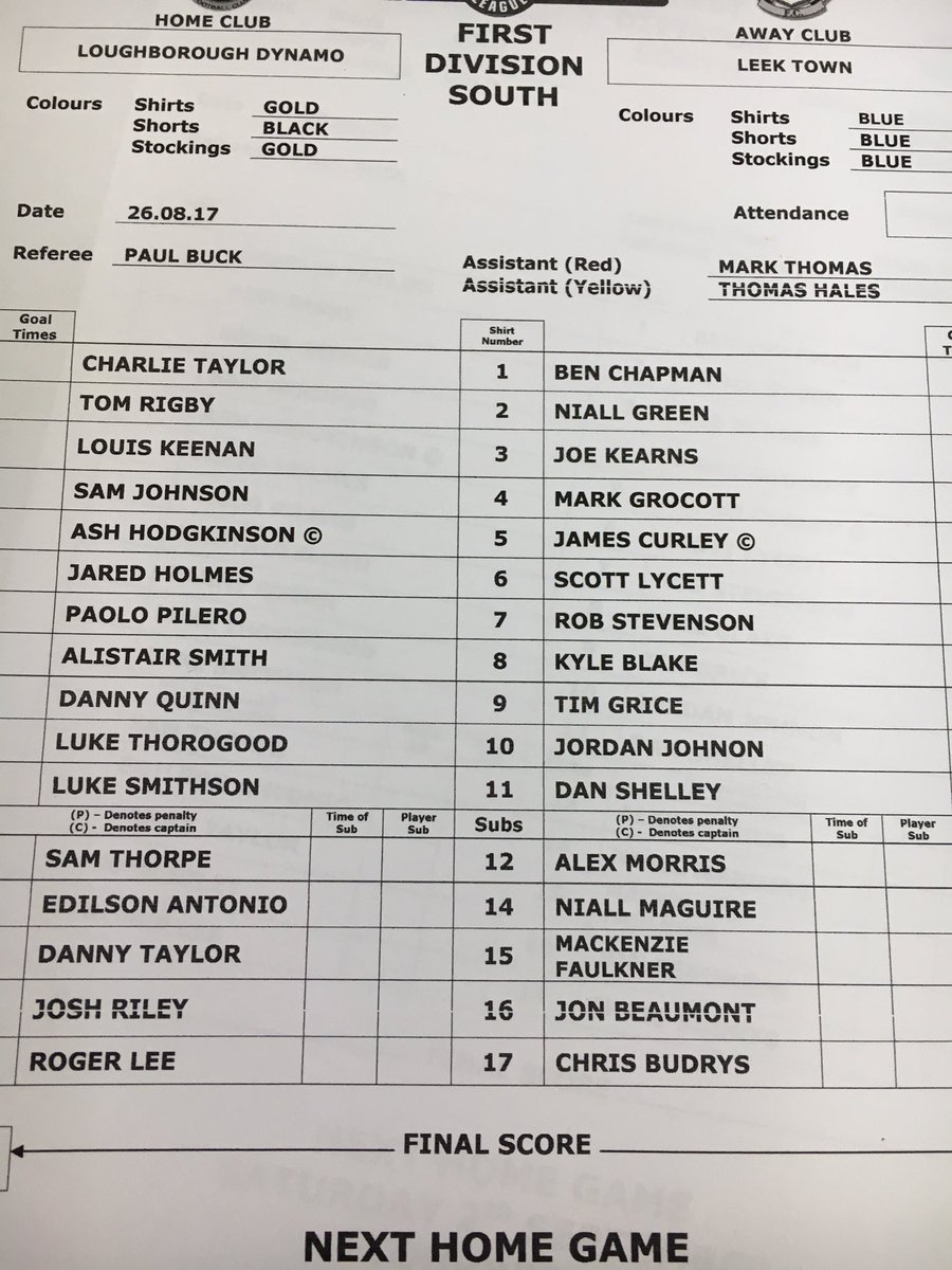 leektown's tweet photo. Teamsheet #CaptainCurley https://t.co/1TpNE9aqdU