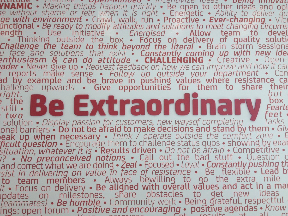 NOAJamaica's tweet photo. Good Morning! Don't forget to be extraordinary today! #HappyWeekend #Digicel #WallLettering #DonebyNOA #BeExtraordinary https://t.co/sGP9DousY8
