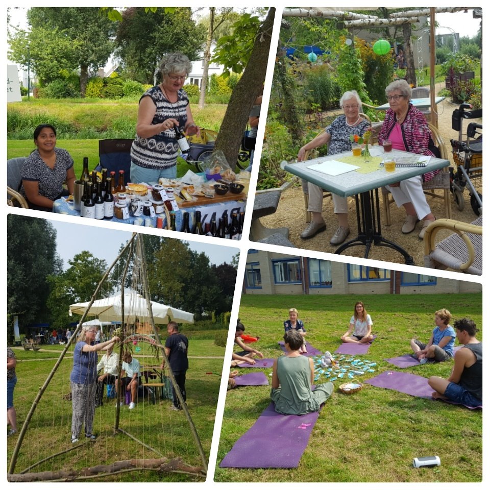 Biologische markt in de kruidentuin bij Marienstein en de Hoge Camp! Georganiseerd door #eetbaarijsselstein