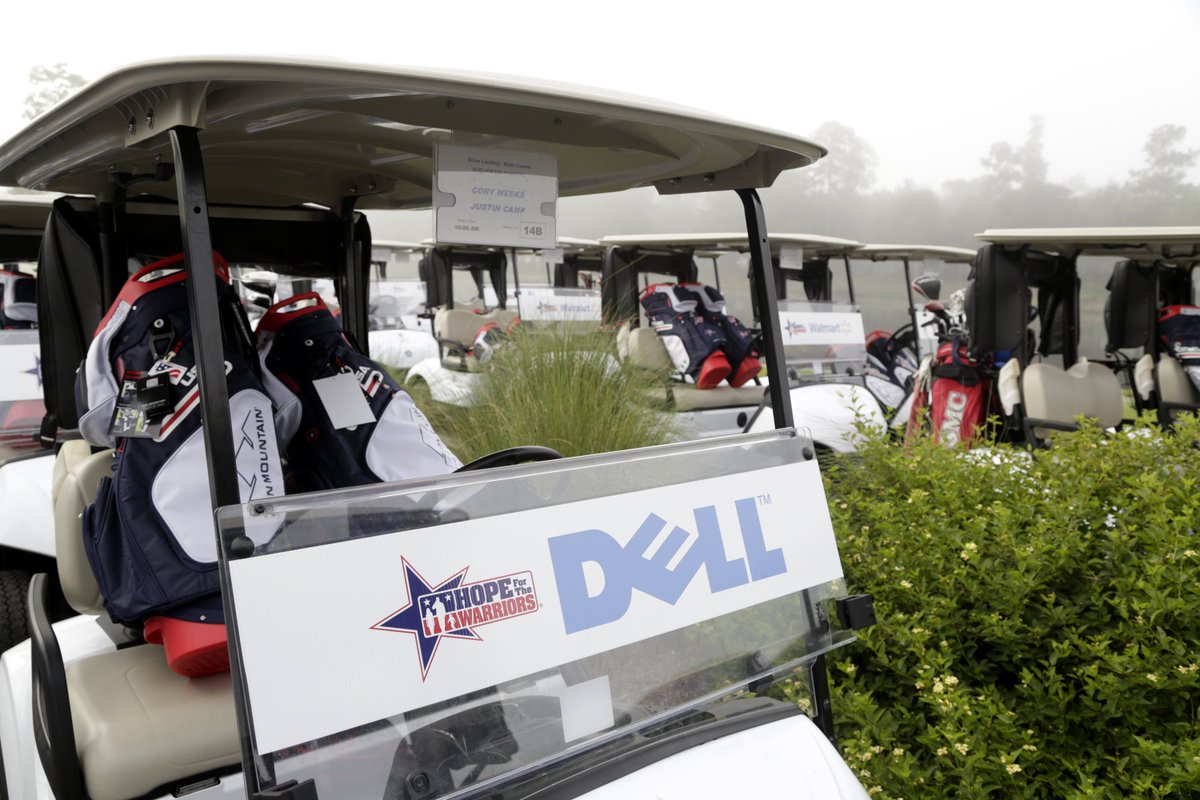 Hope4Warriors's tweet photo. A special thank you to @Dell for sponsoring the #H4WInvitational! Grateful for all you do to support #H4W &amp; the military community! https://t.co/rjT9PP5u35