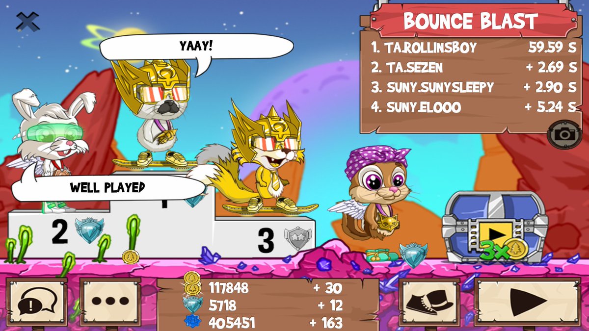 S3Z3NNN's tweet photo. I just played a golden fox! #funrun2 #ROLLINSBOY #SUNYsleepy #elooo https://t.co/vVALmweJMn