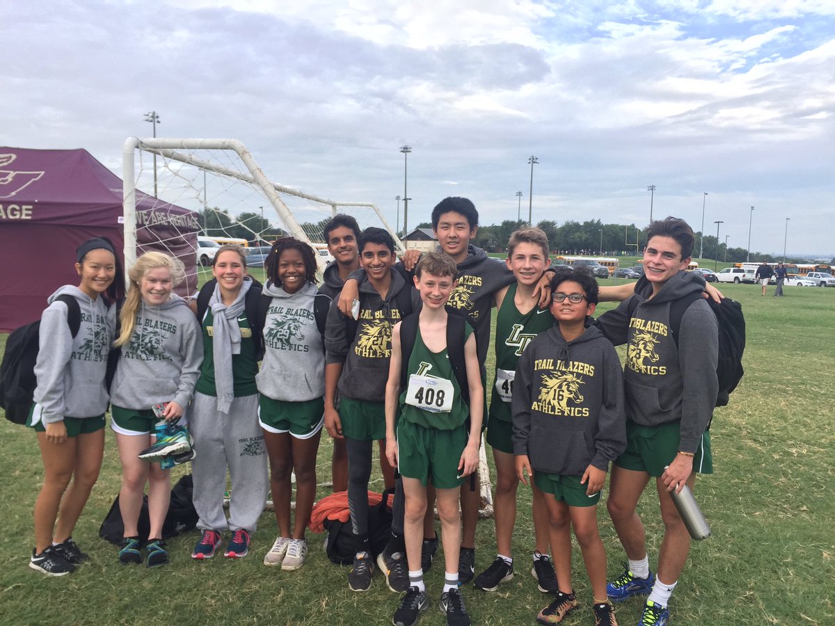 BlazersWrestle's tweet photo. @LTHSrunning cross country wraps up its first meet this year!  Great job boys and girls! https://t.co/iEx355mbZb