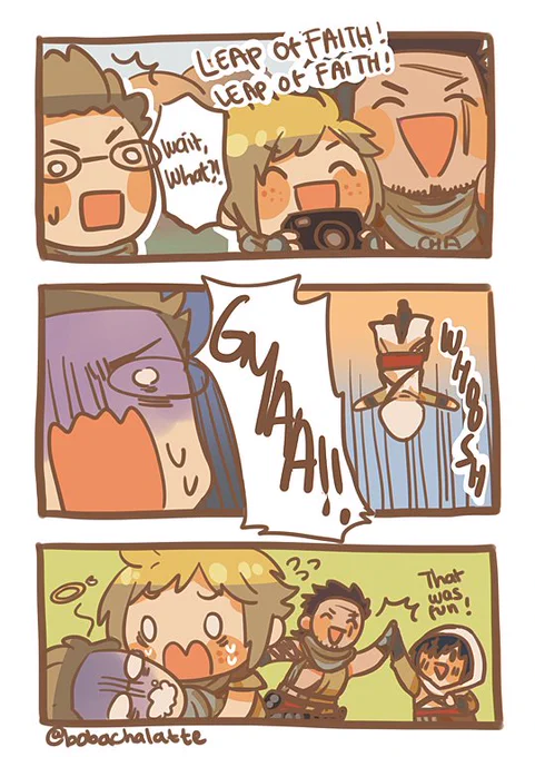 No more leap of faith for Noctis... 