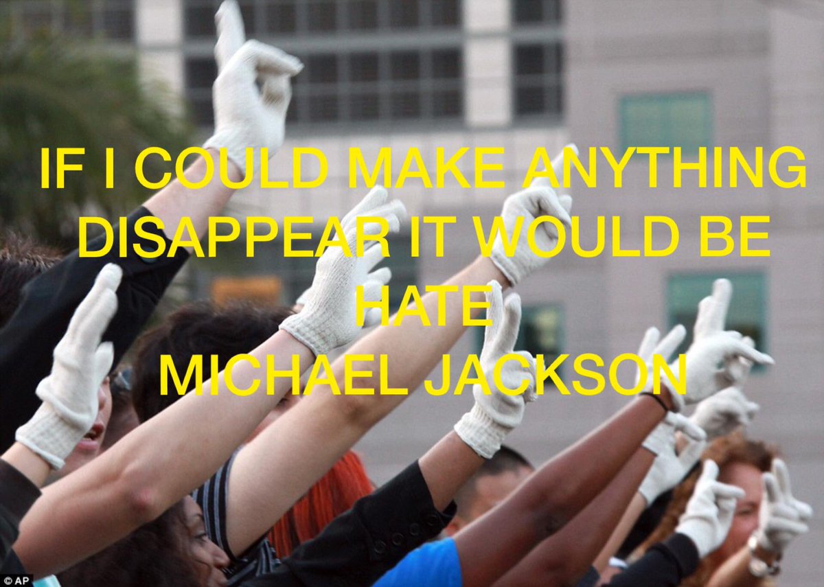 finfinfiona1's tweet photo. "IF I COULD MAKE ANYTHING DISAPPEAR IT WOULD BE HATE" #MichaelJacksonQuote #QuoteOfTheDay https://t.co/GDEEsHmwfU