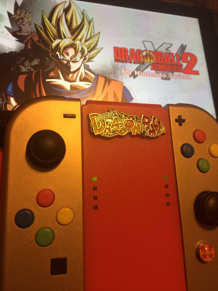 AragamiJo's tweet image. #customjoycon setup 100% complete 😬👍 working on my custom dock next.#DragonBallFighterZ #NintendoSwtich #DragonBallXenoverse2 #snes #joycon
