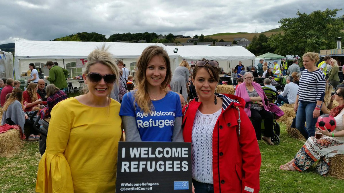 justina_mk's tweet photo. @scotrefcouncil at Stowed Out Music and Arts festival! #stowedout #iwelcomerefugees #RefugeesWelcome https://t.co/WbRsqi31M1