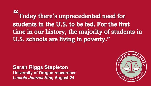 neappleseed's tweet photo. We should serve kids food in school, not shame. #BreakfastInClassroom | via @JournalStarNews https://t.co/ltRoEmbHWx https://t.co/EVkzaPRwjr