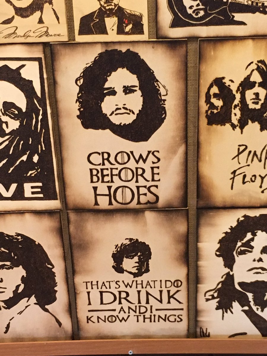 cazhardy1's tweet photo. For you @EsmePainter 😊 #CrowsBeforeHoes 😂 https://t.co/427eXkIyjc