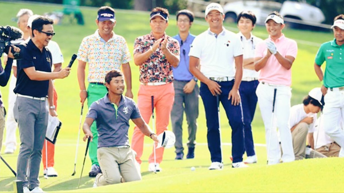 サプライズで祝った青木功jgto会長の喜寿 アプローチコンテストは石川遼が優勝 ゴルフのポータルサイトalba Net