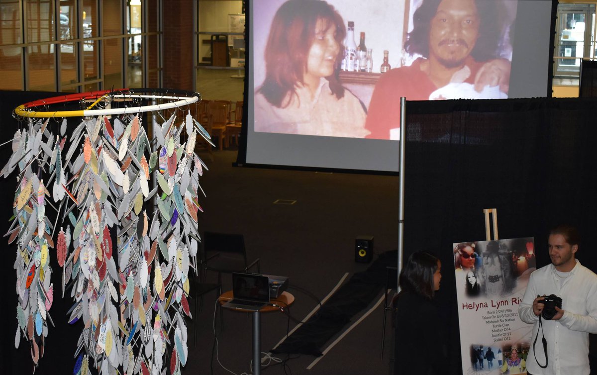 londonlibrary's tweet photo. Join us for the @ofOurSisters Closing Ceremony today 1pm at Central Library #MMIWGT2S #HowSheLived #ldnont https://t.co/Ly5107qhYa https://t.co/FD0zSy06g6