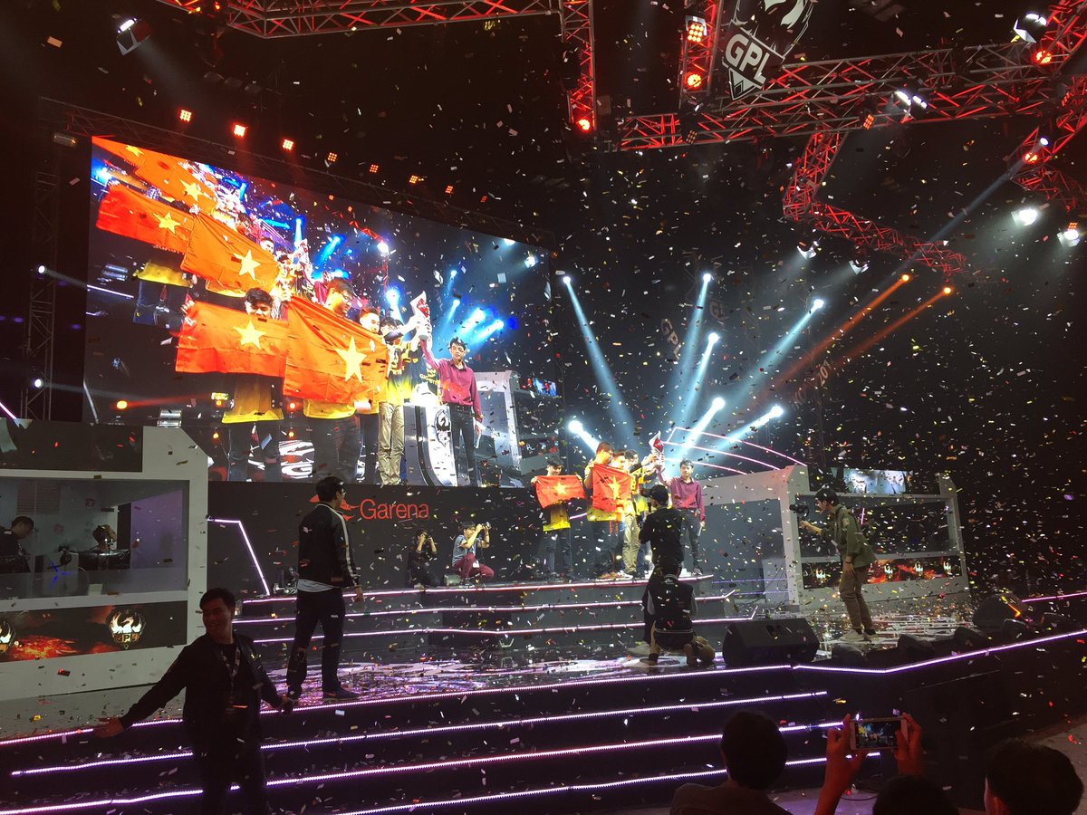 herePochi's tweet photo. Gigabyte Marine from Vietnam won #GPL2017 tmr the last World Champ ticket for SEA is ACS from TH vs YG from VN #LeagueOfLegends #lol https://t.co/m6eqGAaOTw
