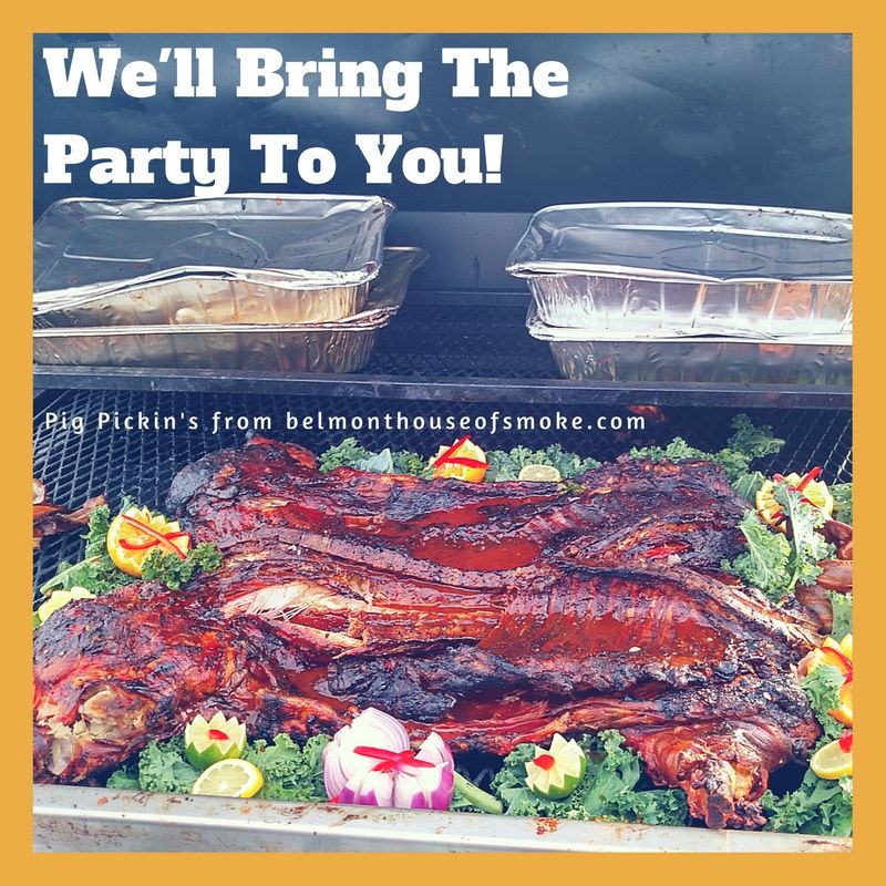 HouseofSmoke's tweet photo. #Juicy, #mouthwatering #bbq! It's not just at #BelmontHouseofSmoke, we'll bring the #pigpickin to you! https://t.co/LdCB2Skine