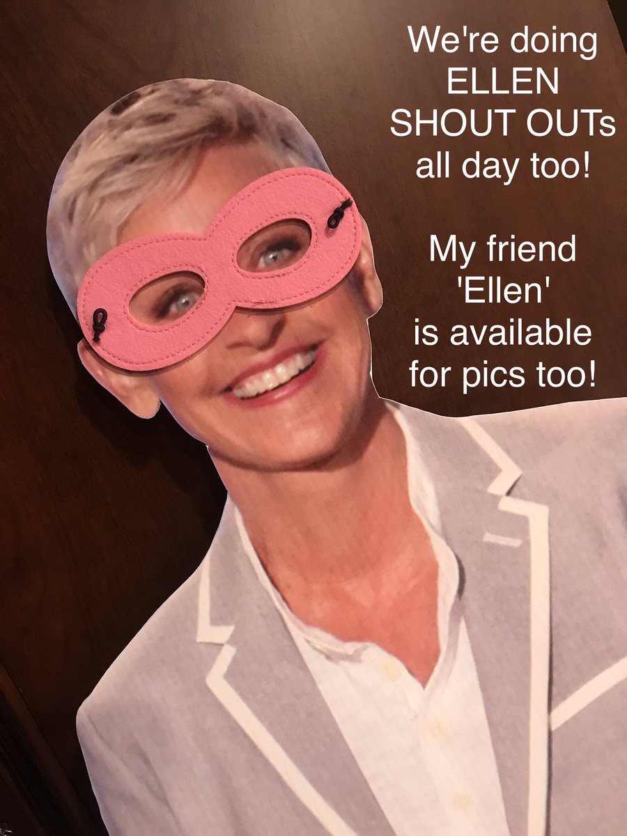 SandyHomeTeam's tweet photo. Make it a SUPER Saturday! Come see Captain America &amp; Wonder Woman at ROCKET FIZZ...&amp; "Ellen" too! @ellentube @TheEllenShow @WonderWomanFilm https://t.co/hVJ9Fyb72u