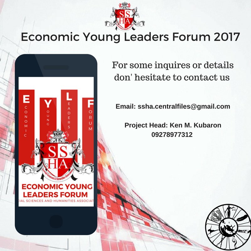 ssha_sbu's tweet photo. The 1st Economic Young Leaders Forum 2017  is now here in San Beda !!! Register and Join now !! #SSHAEndlessLeadership #BeyondSOC https://t.co/eXjtVASYti