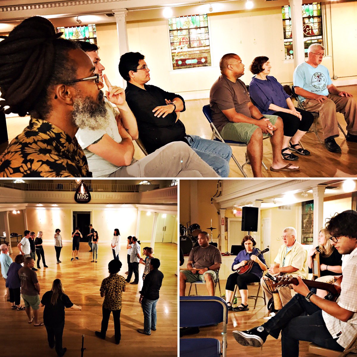 MIMAMusic's tweet photo. Charlottesville's MIMA Teacher Training ends today. Don't miss new TA @Mighty_Joshua  playing @locknfestival Blue Ridge Bowl today at 11am https://t.co/q94BbYHGof