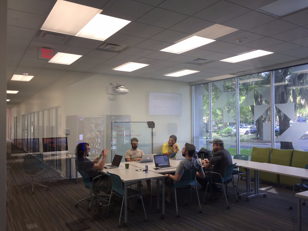 hackbattlesgnv's tweet image. And the teams are off for our first #hackbattles event! Thank you @sharpspring and @heroku for sponsoring our community!