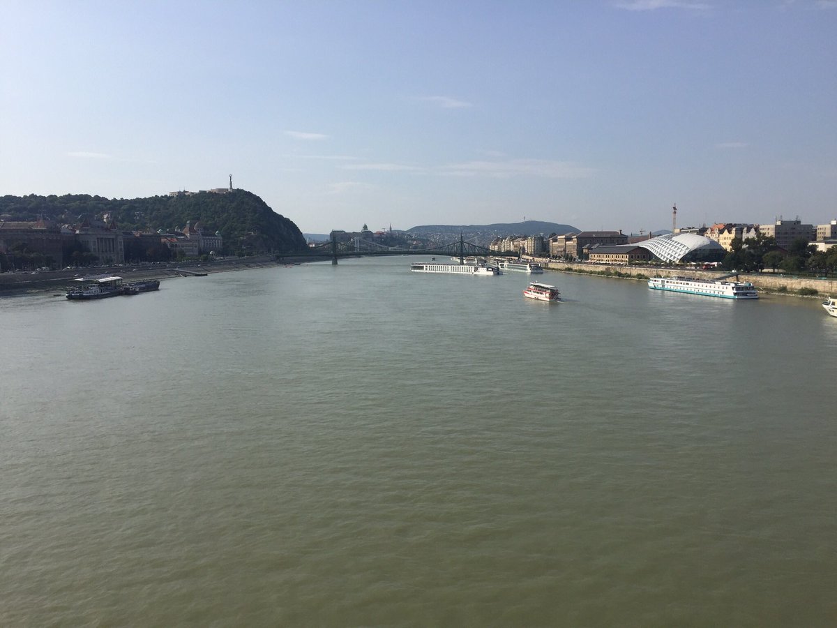 A brisk walk by the river followed by a beer and A Gaelic football match in Jack Doyle's Pub . #Irishpub # Budapest