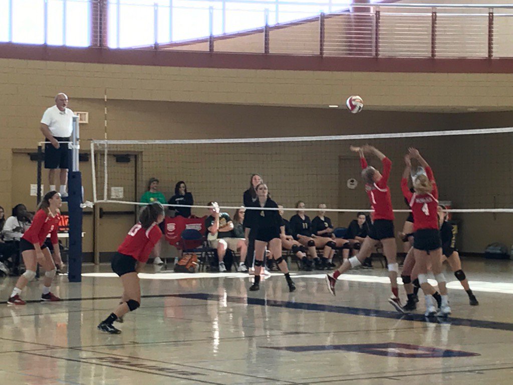 HorlickAD's tweet photo. @HorlickGirlsVB takes the first match 2-0. Good luck at 10:30! #OwnIt https://t.co/TaHYN6yDRa