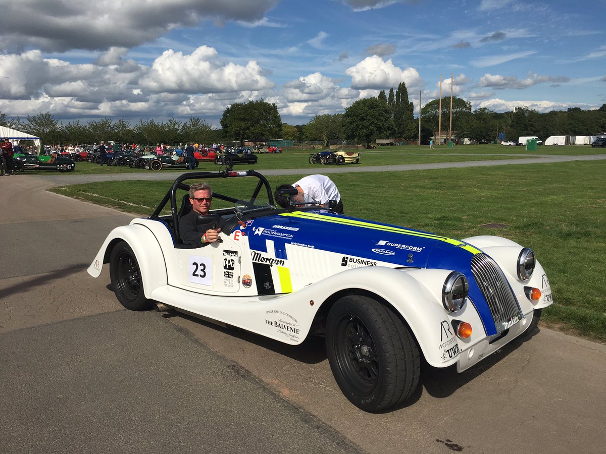 wlv_uni's tweet photo. We're at @morganmotor #RFTH17 & there are cars everywhere including our Formula Renault! We're making the most noise ... #Jointhepack https://t.co/7MzBxCFet6