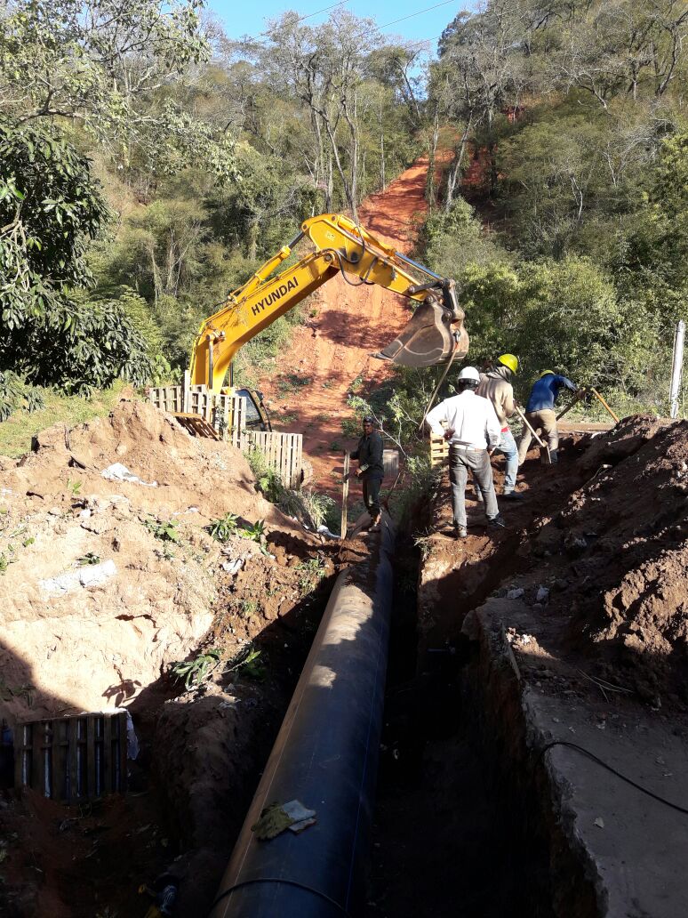 AguasdelNorteok's tweet photo. Departamento San Martín: Ejecutamos el empalme de la nueva cañería de impulsión en la Planta Potabilizadora Itiyuro. https://t.co/fbI2H9jDsl