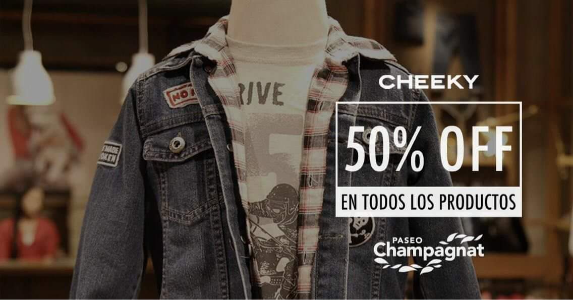 paseochampagnat's tweet photo. Últimos días de #rebajas en @cheekyar .. 🙌
Temporada #invierno17 --> TODO AL 50% OFF https://t.co/TIgXw0VFoP