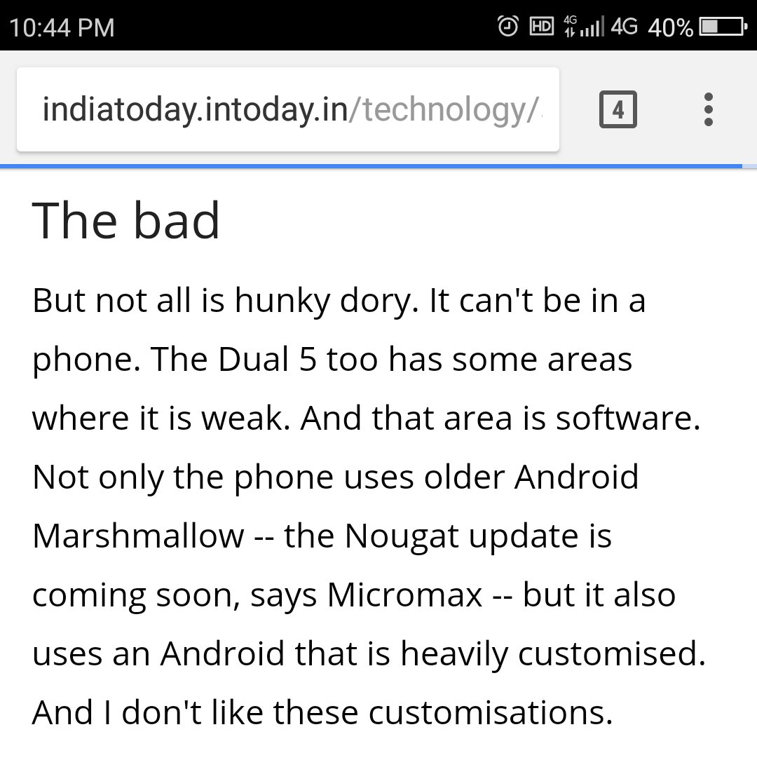 AadeepSingh's tweet photo. @BloggerShaun Don't buy #CanvasInfinity for the promise of Android O update. They promised update for #Dual5 too and now not replying. https://t.co/8UgsQsCguh