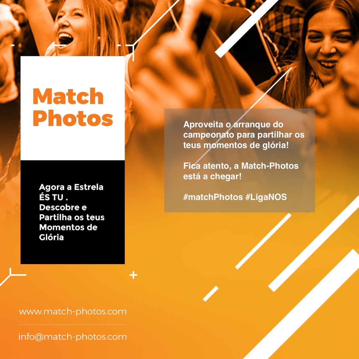 TheStarIsU's tweet photo. Aproveita o arranque do campeonato para partilhar os teus momentos de glória! A Match-Photos está a chegar!

#matchPhotos #LigaNOS https://t.co/YAfhZYAOkH
