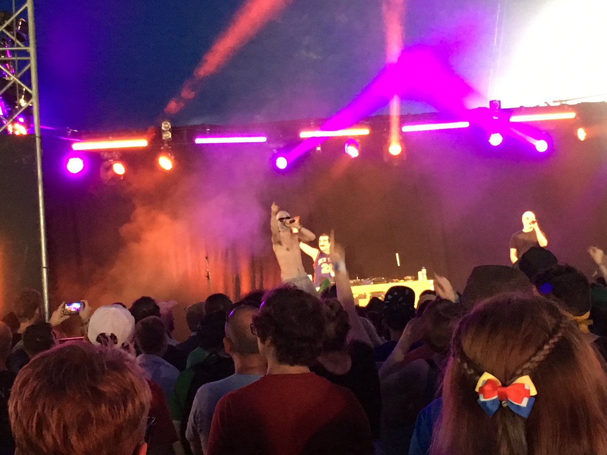 The notorious... <a href="/Rubberbandits/">@Rubberbandits</a>! #LeedsFestival