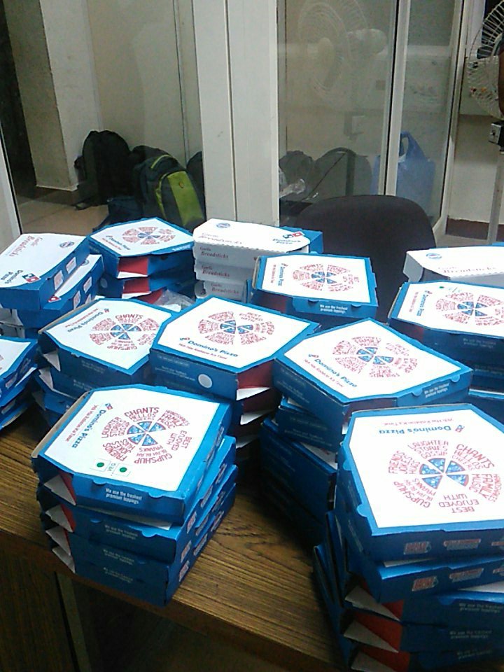 Pizza-thon! 
#biohackathon #igem2017 #humanpractices