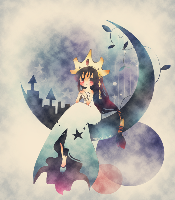創作女子版深夜の真剣お絵描き120分一本勝負 お題：女王